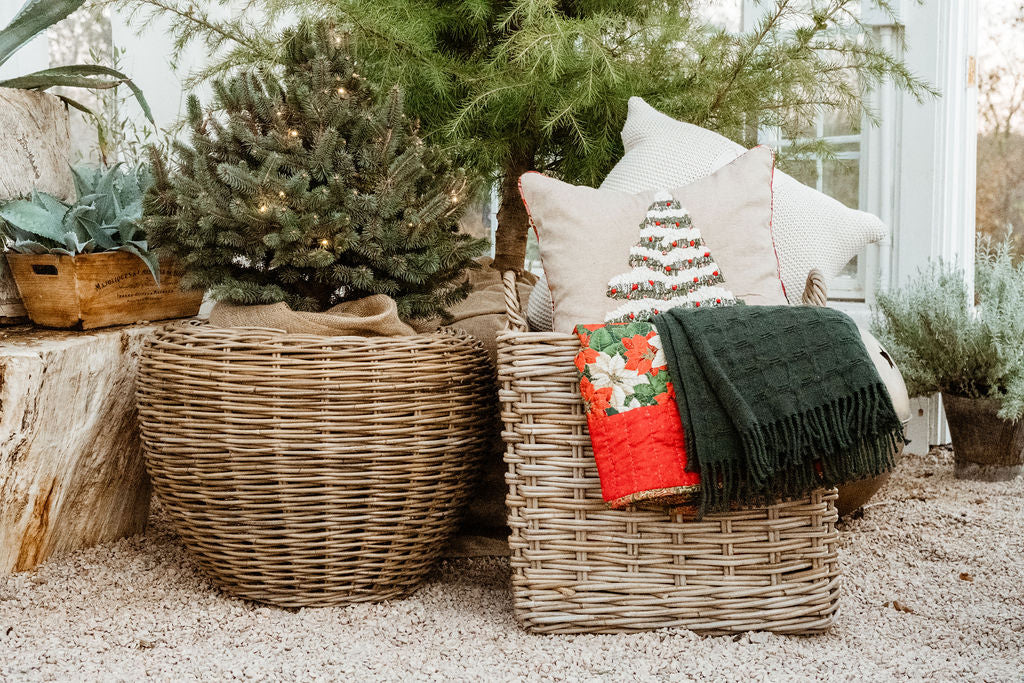 Rattan Garden Baskets - Basketly