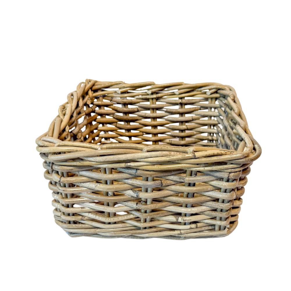 Mini Rattan Square Baskets - Basketly
