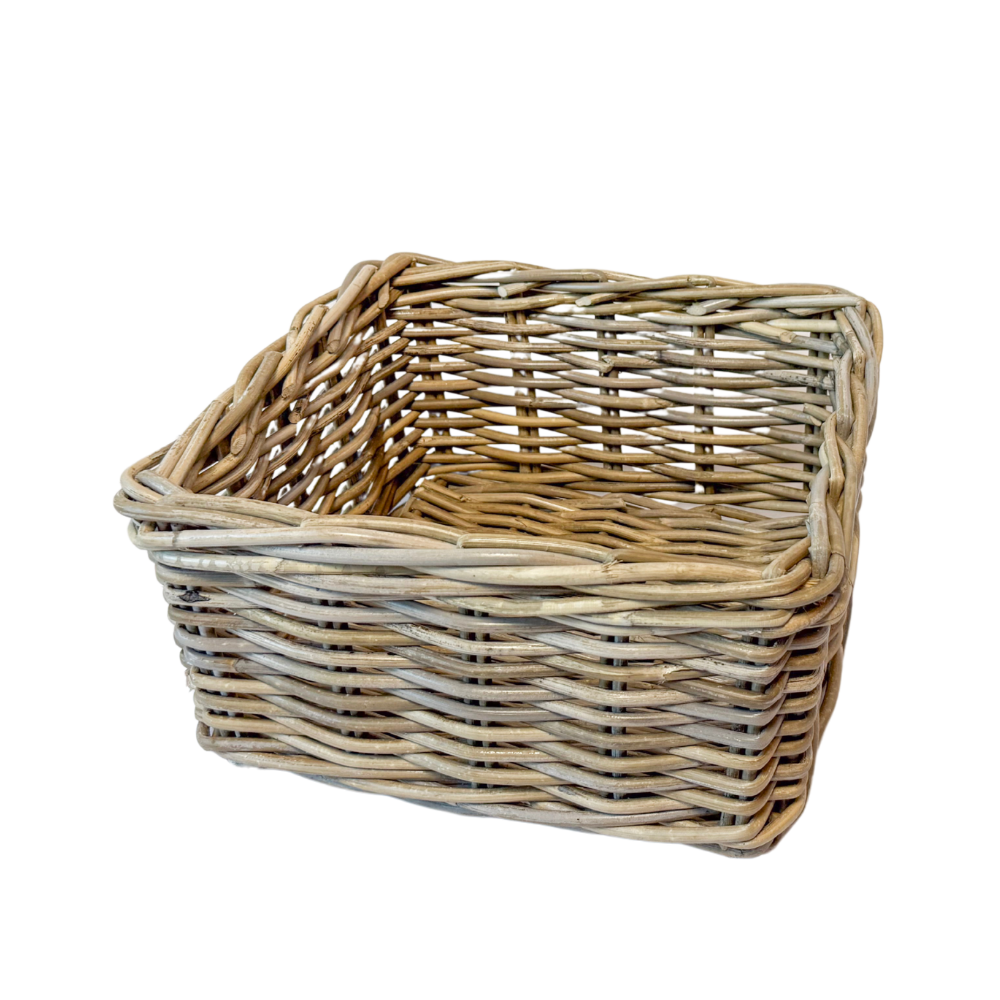 Mini Rattan Square Baskets - Basketly