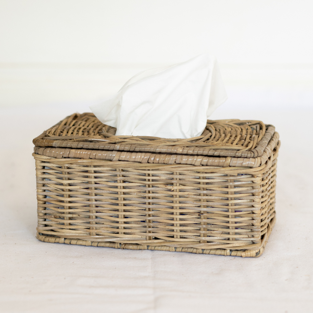 Rattan Tissue Box - Basketly
