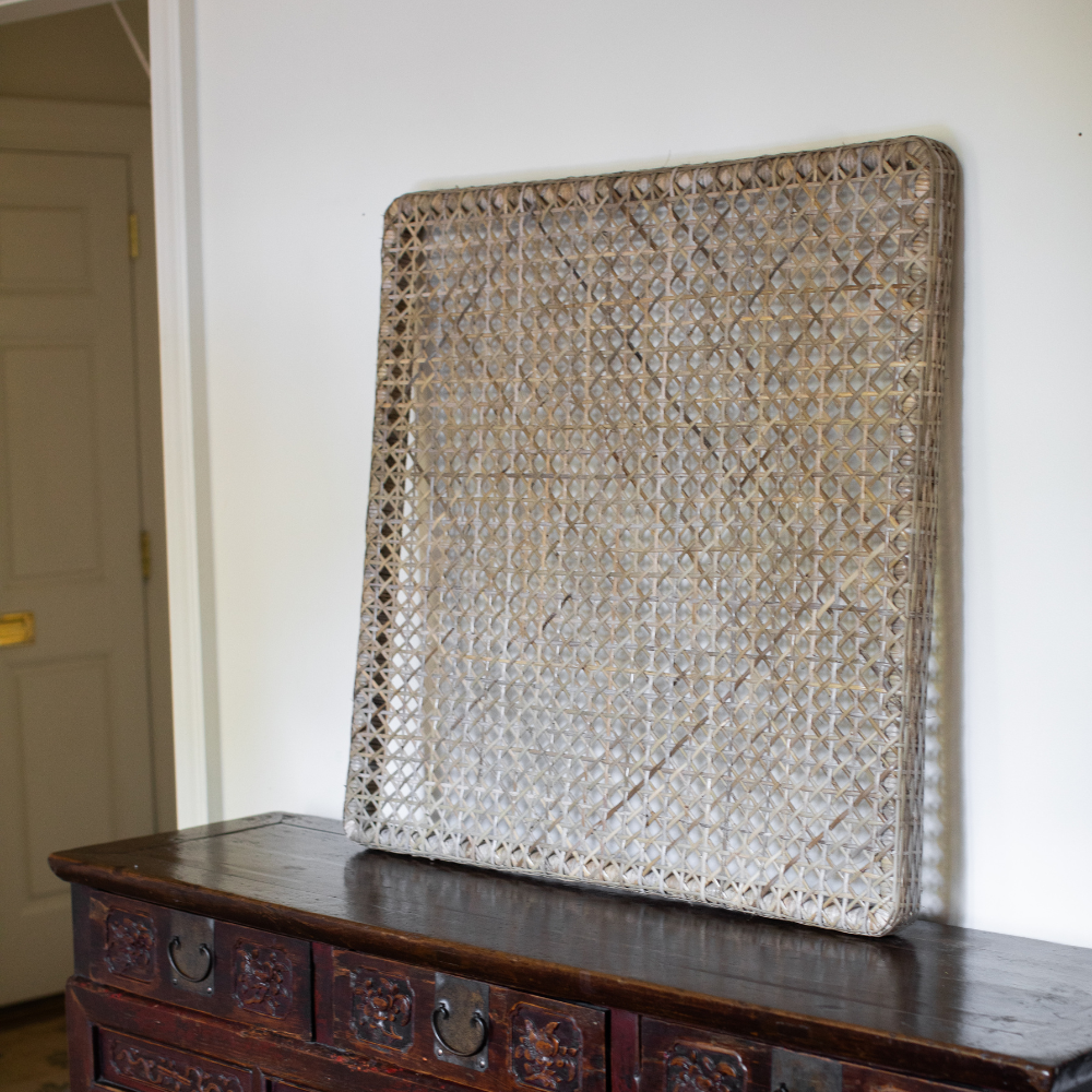 Handwoven Square Wall Art - Basketly