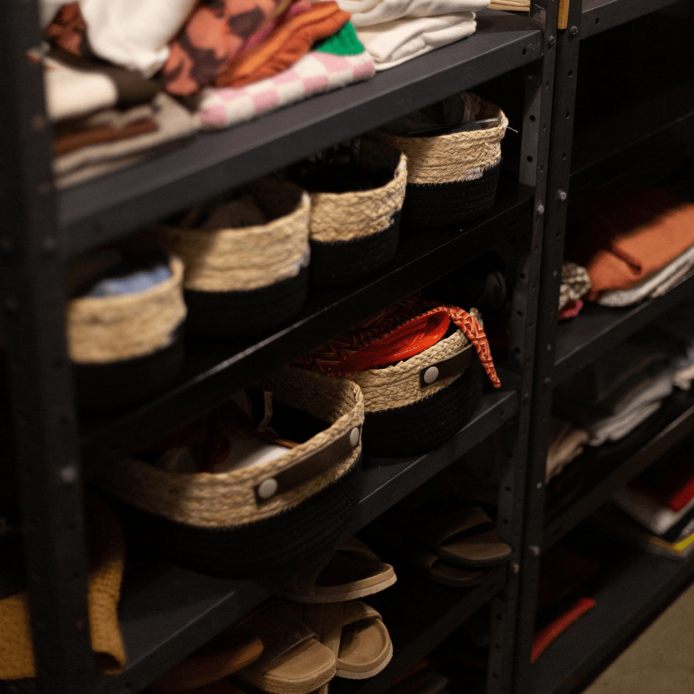 Black Organizer Three Piece Basket Set - Basketly