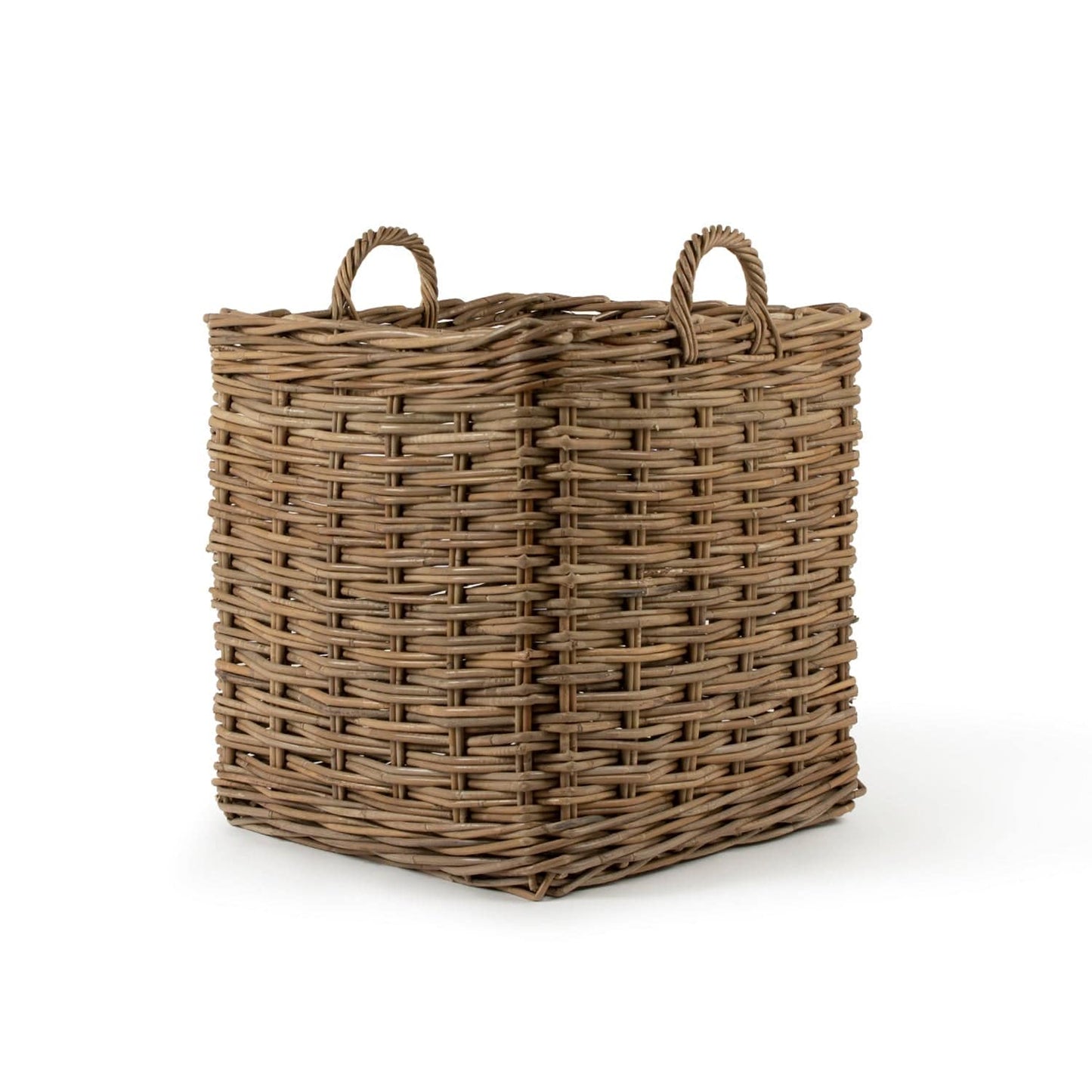 Rattan Square Basket Kubu Grey - Basketly