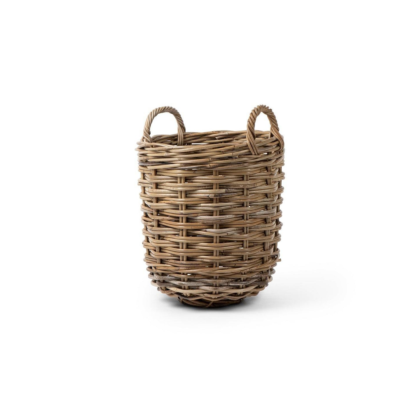 Rattan Round Kubu Grey Basket