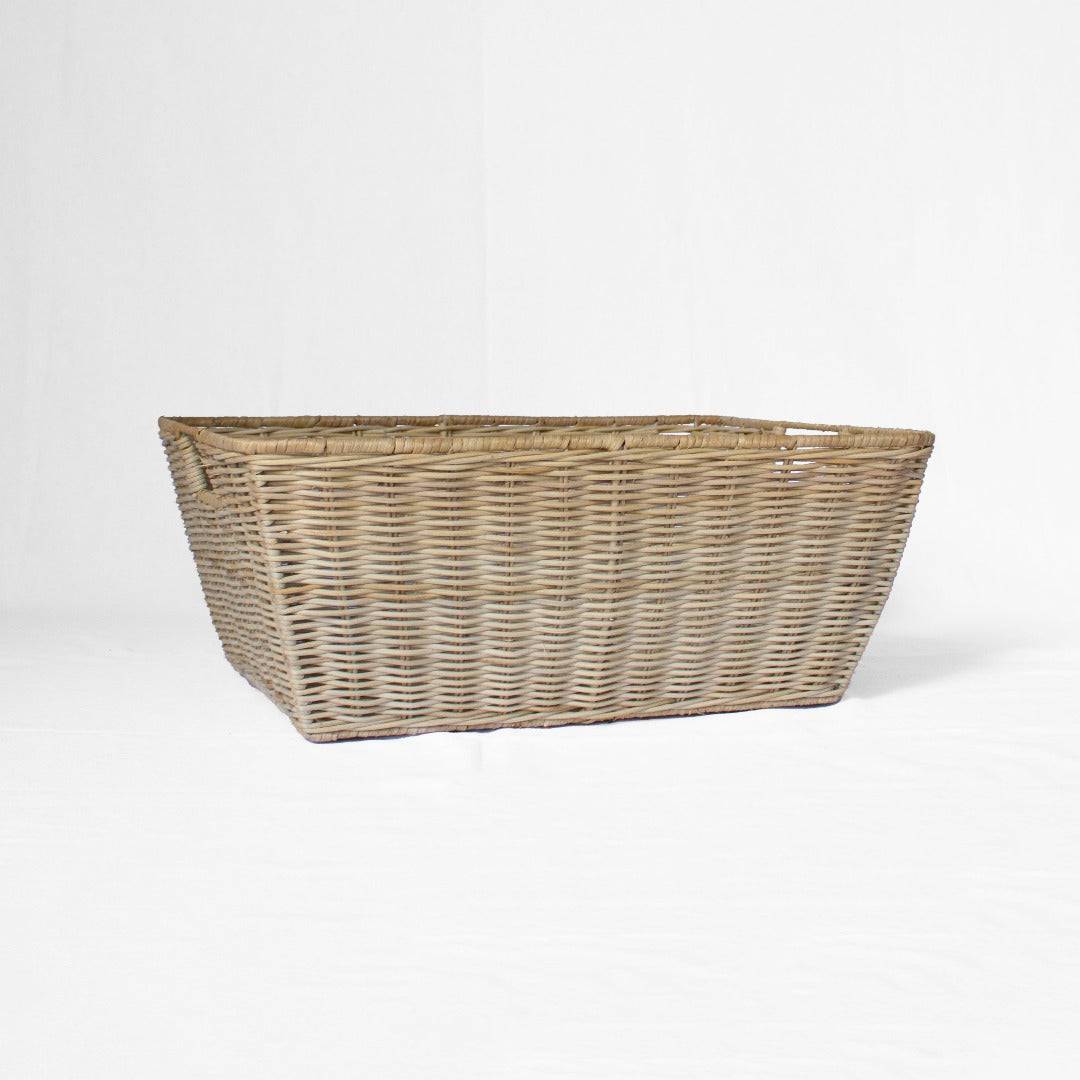Wicker Tapered Storage Basket