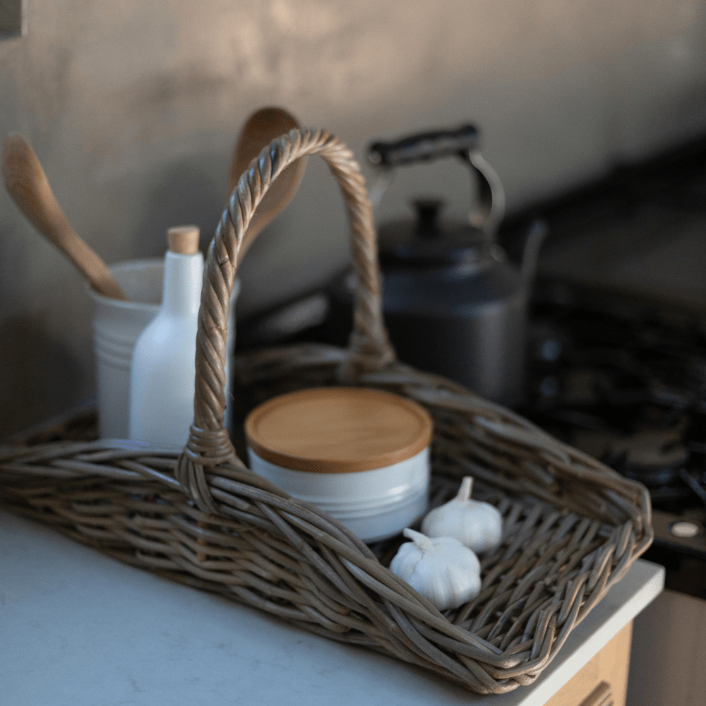 Rattan Garden Trug Basket - Basketly