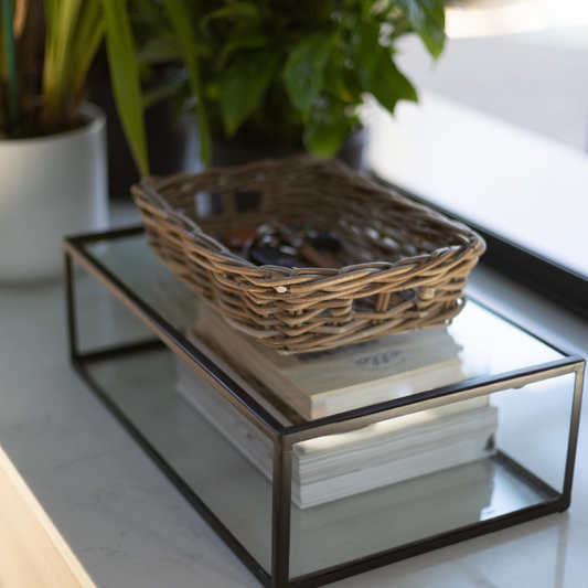 Revolutionize Your Organization with These Rattan Tray Hacks!