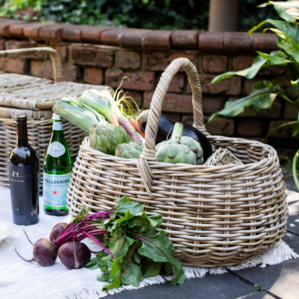 Rattan Carry Basket