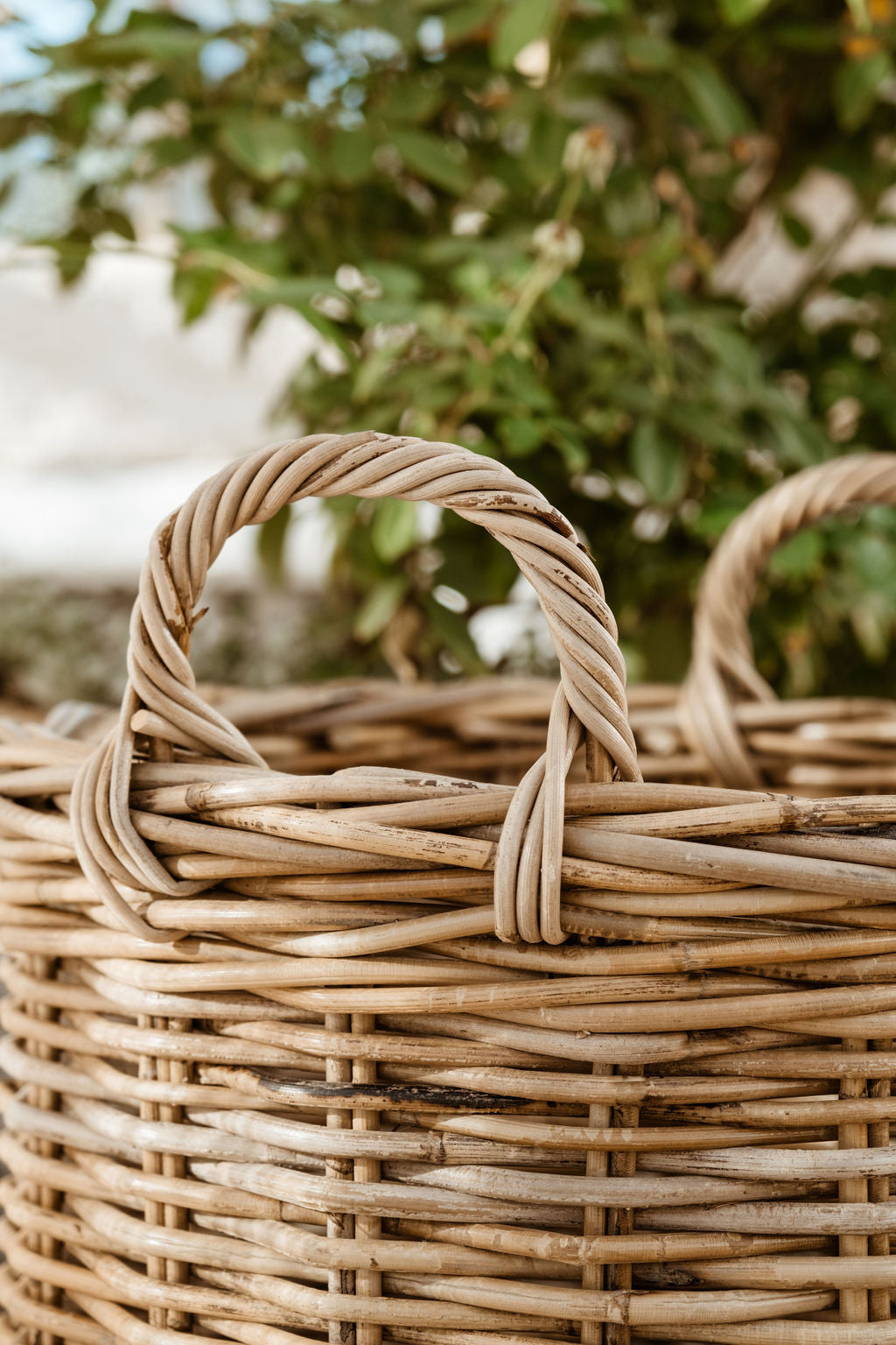 Rattan Round Flat Bottom Baskets - Basketly