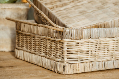 Wicker Serving Tray - Basketly