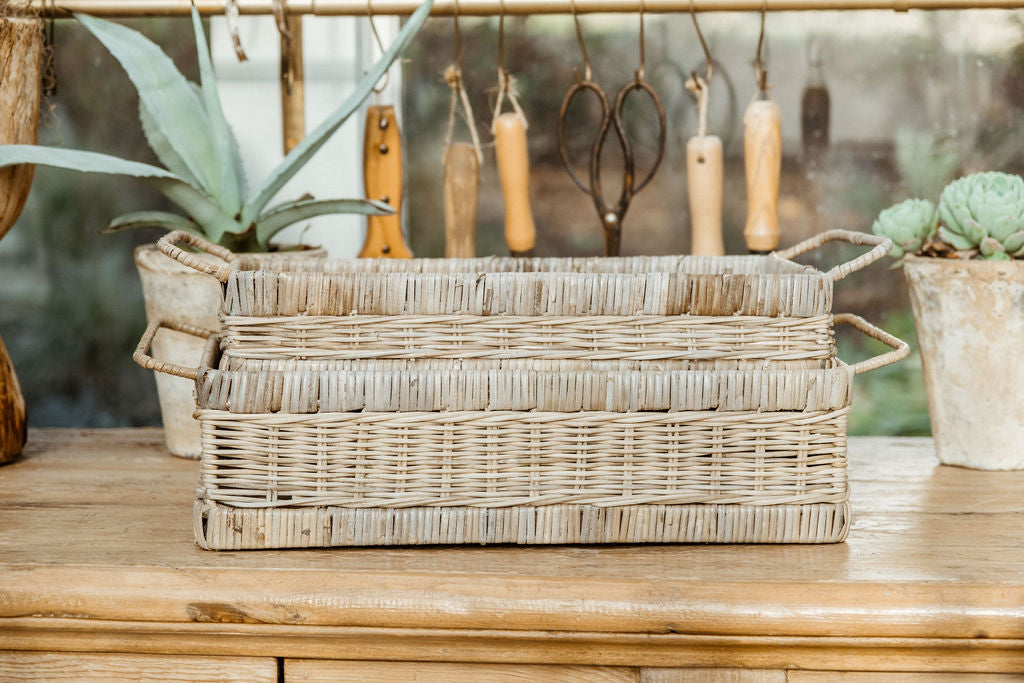 Wicker Serving Tray - Basketly