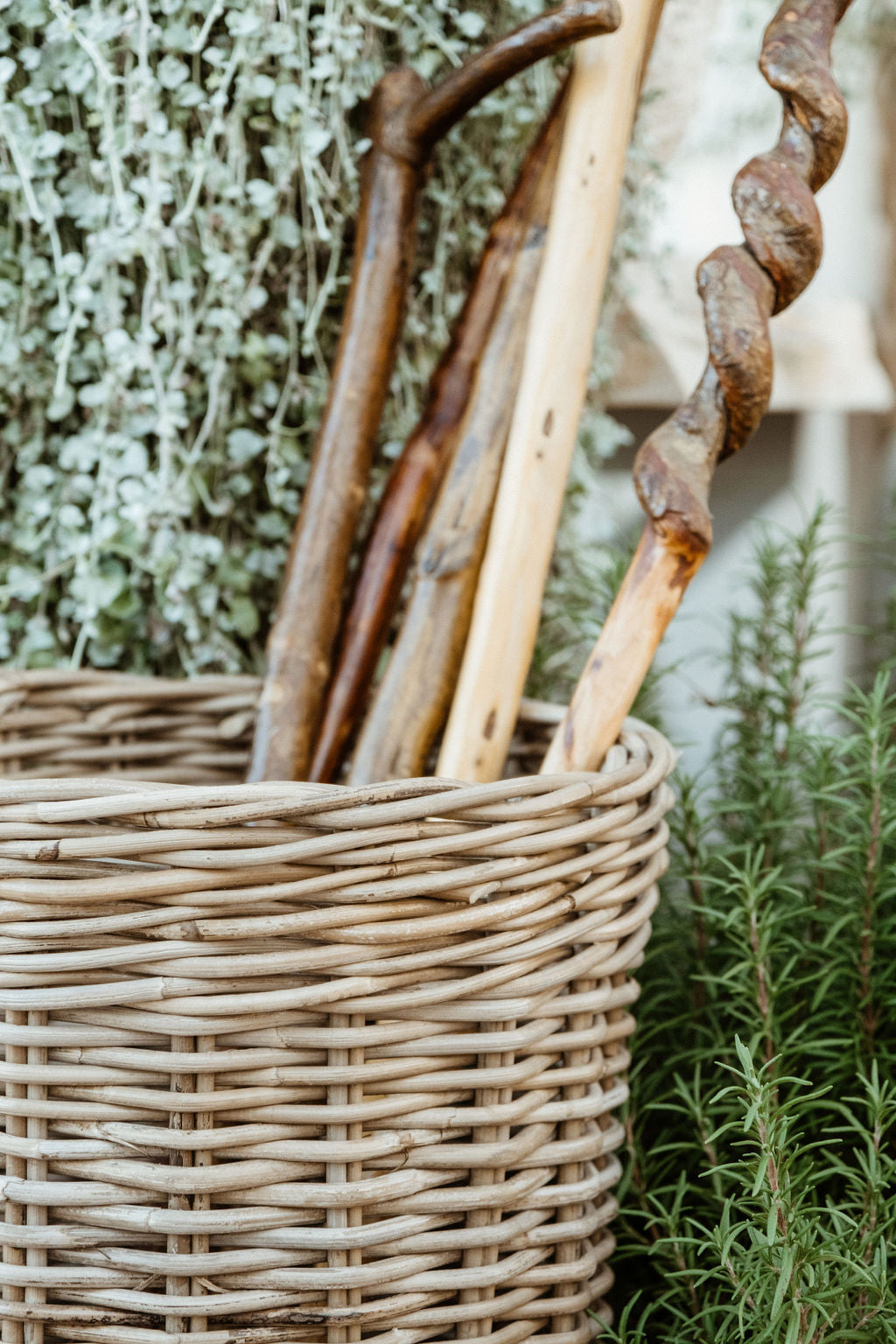 Rattan Round Umbrella Stand - Basketly