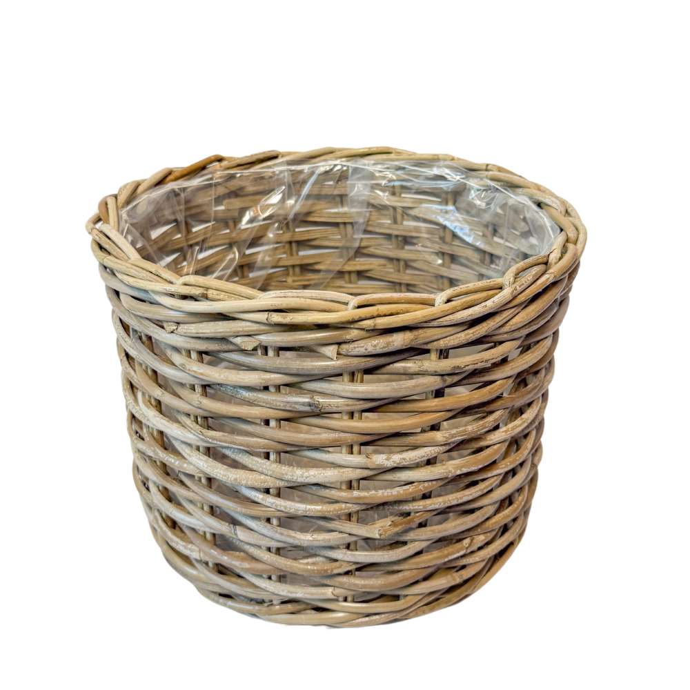 Rattan Planter Basket Set - Thumbnail 2