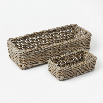 Rattan Rectangle Centerpiece