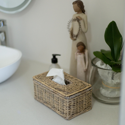 Rattan Tissue Box - Basketly