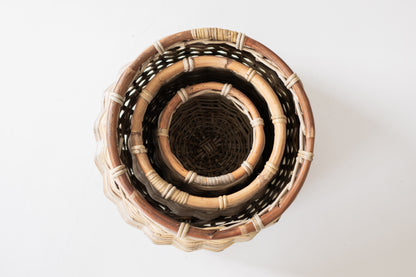 Rattan Stout Round Basket