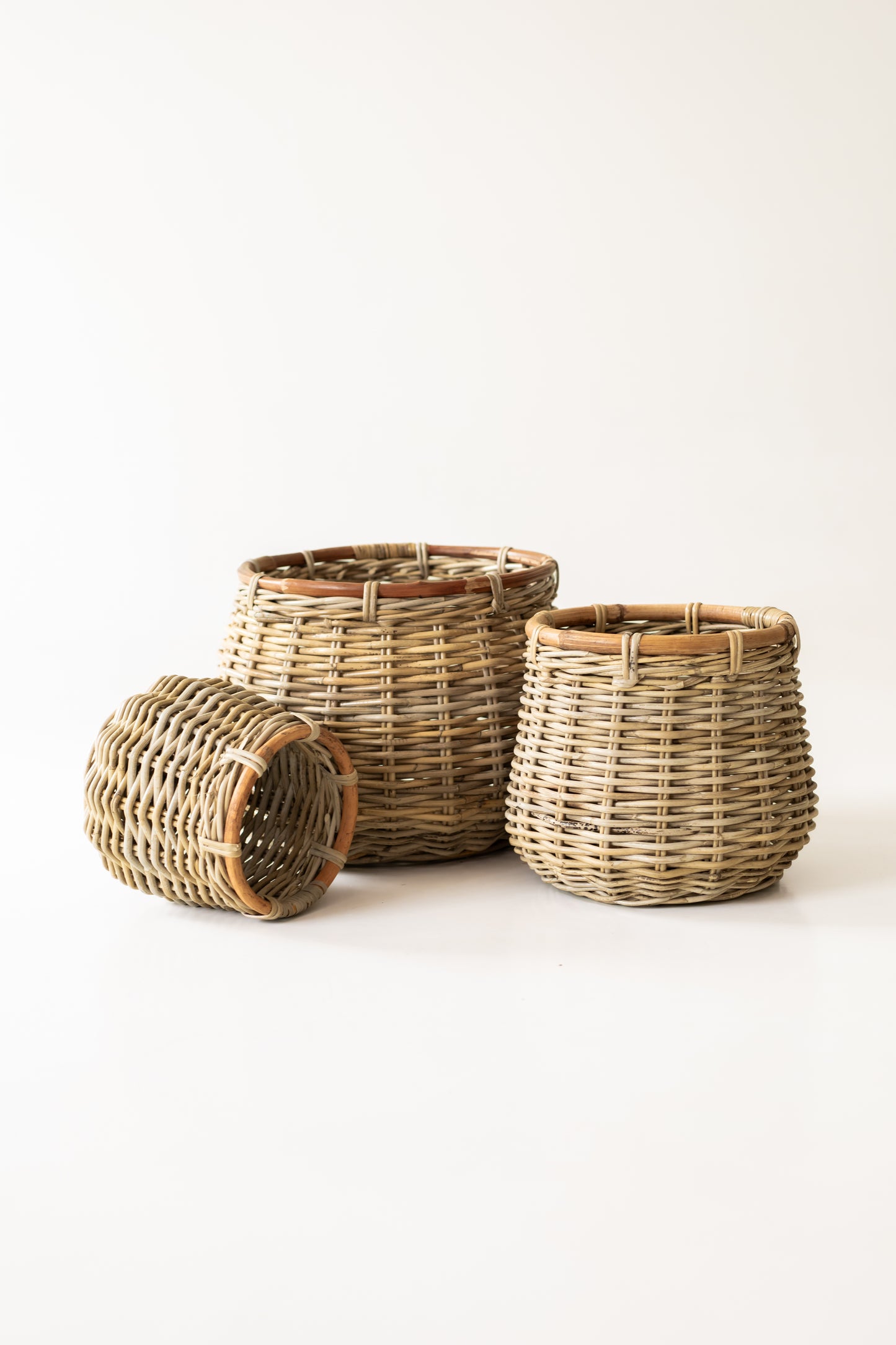 Rattan Stout Round Basket