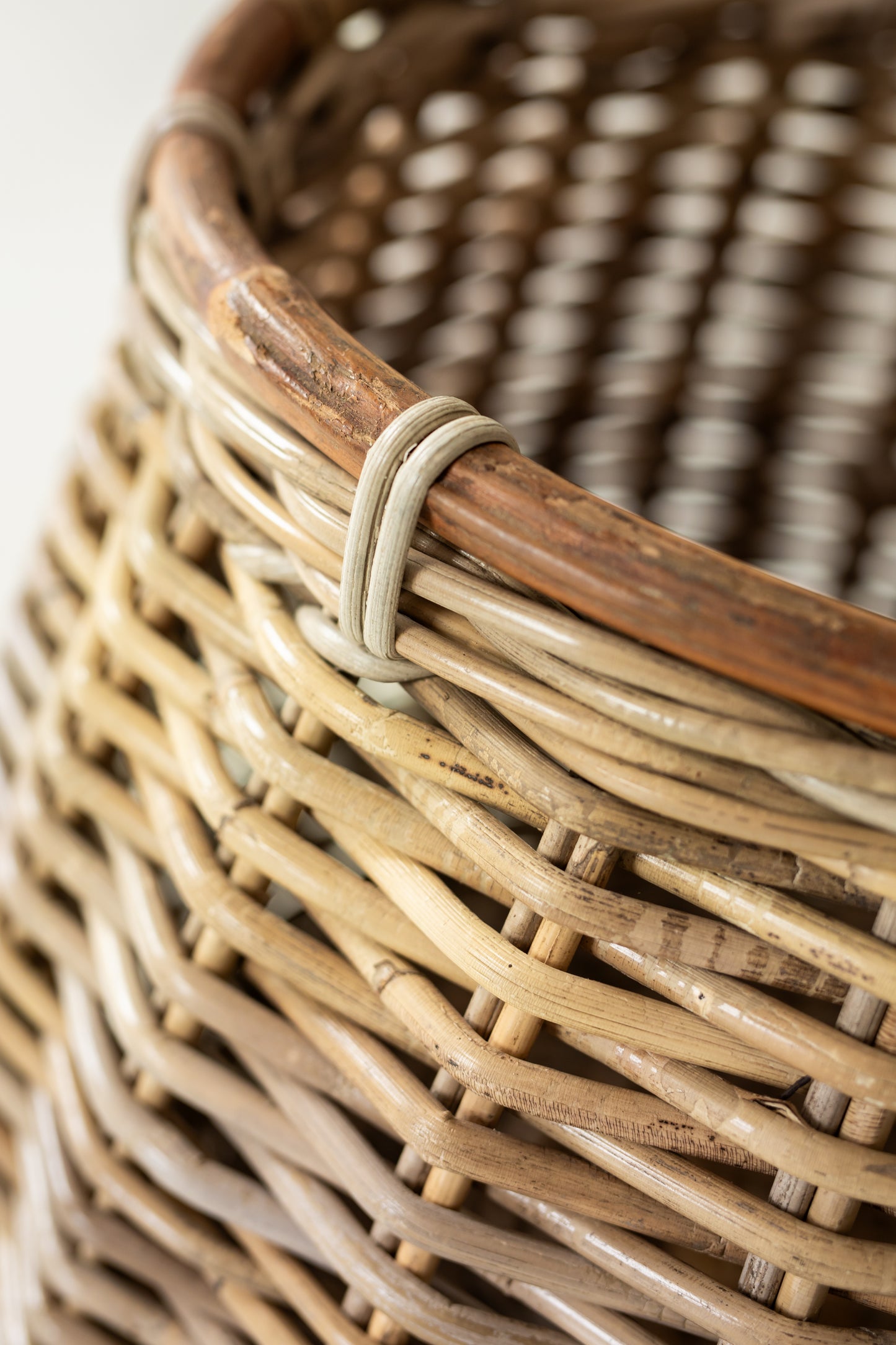 Rattan Stout Round Basket