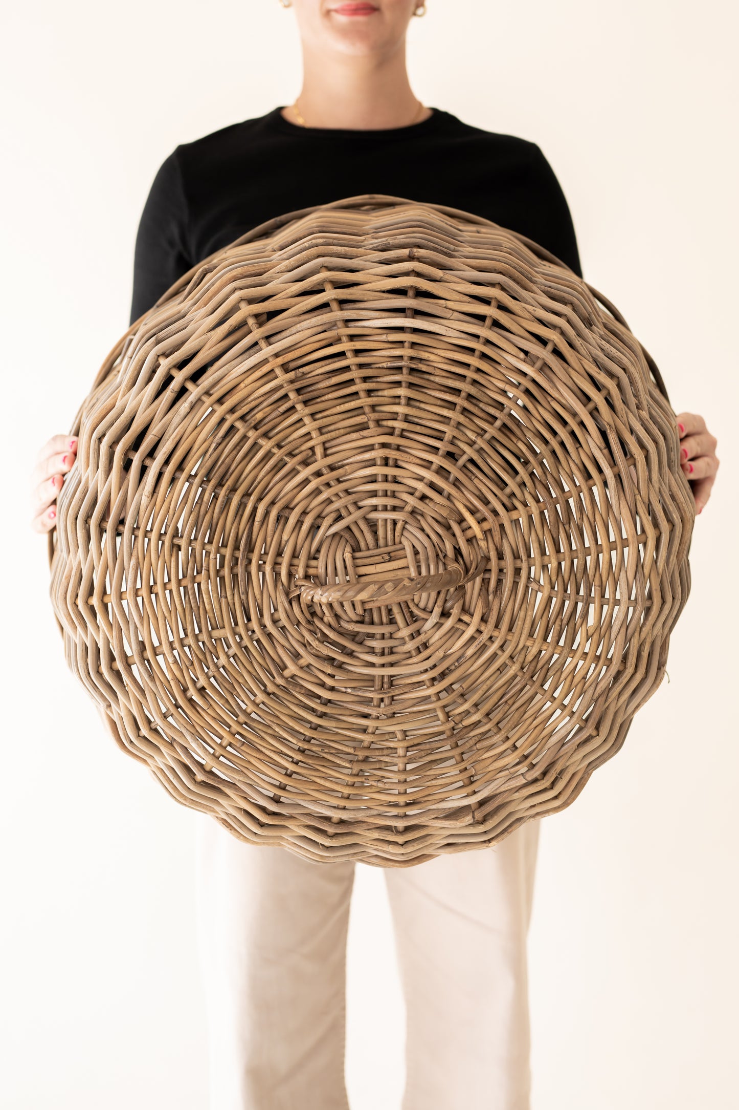 Rattan Cloche Dome Food Cover