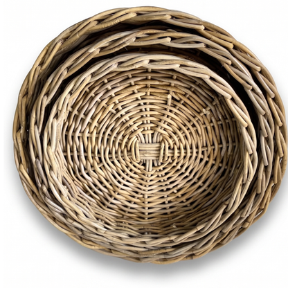 Charleston Rattan Round Tray