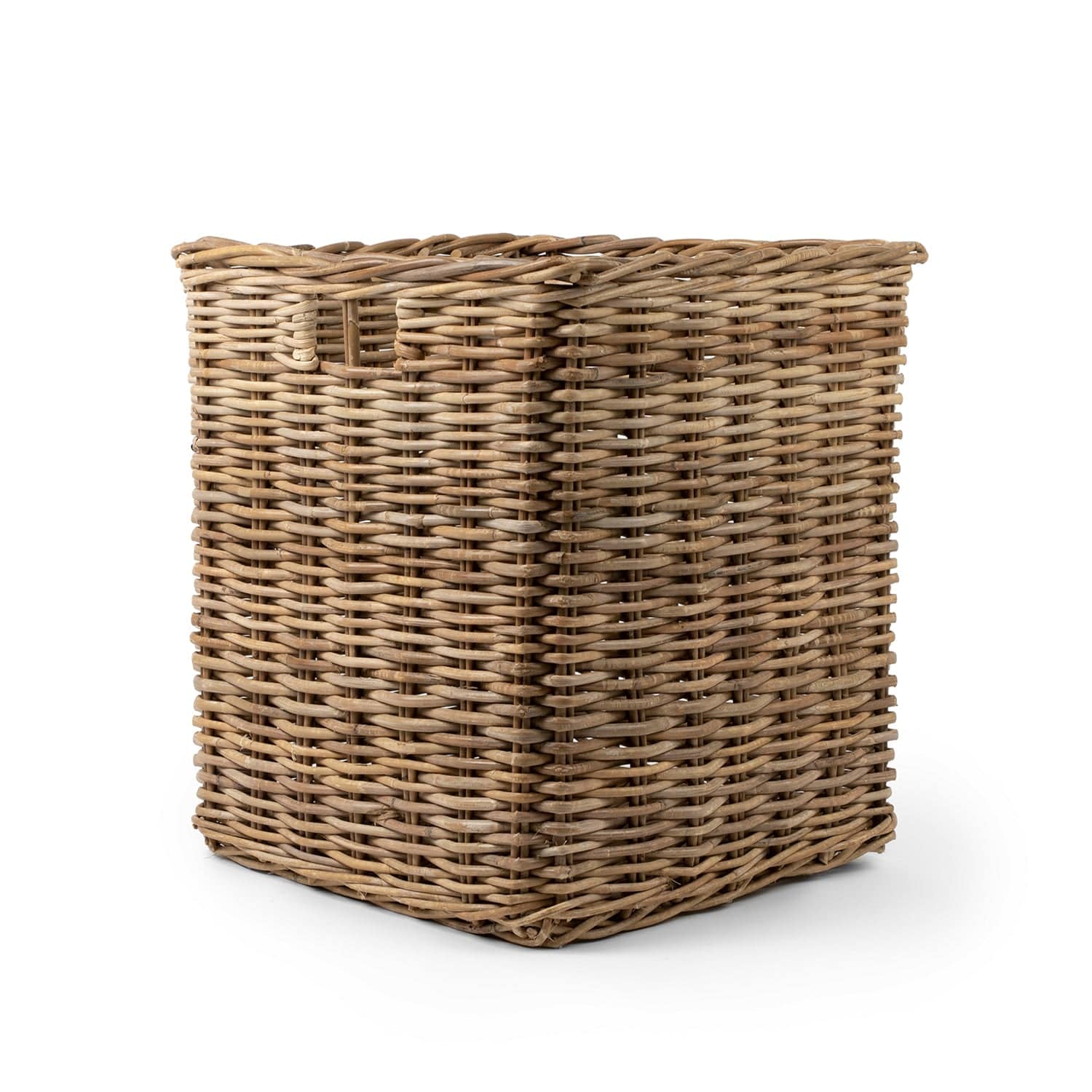 Rattan Square Kubu Grey Storage Baskets - Basketly