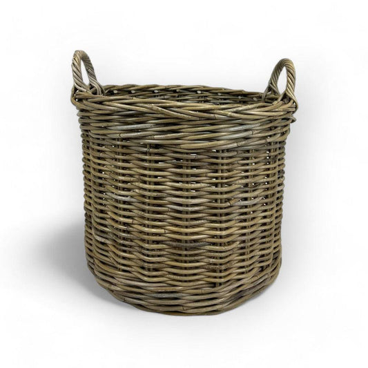 Rattan Round Flat Bottom Baskets