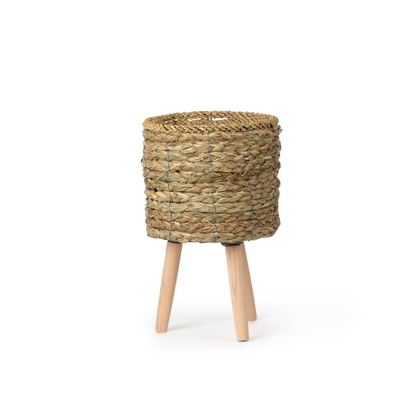 Small Natural Indoor Plant Pot Stand