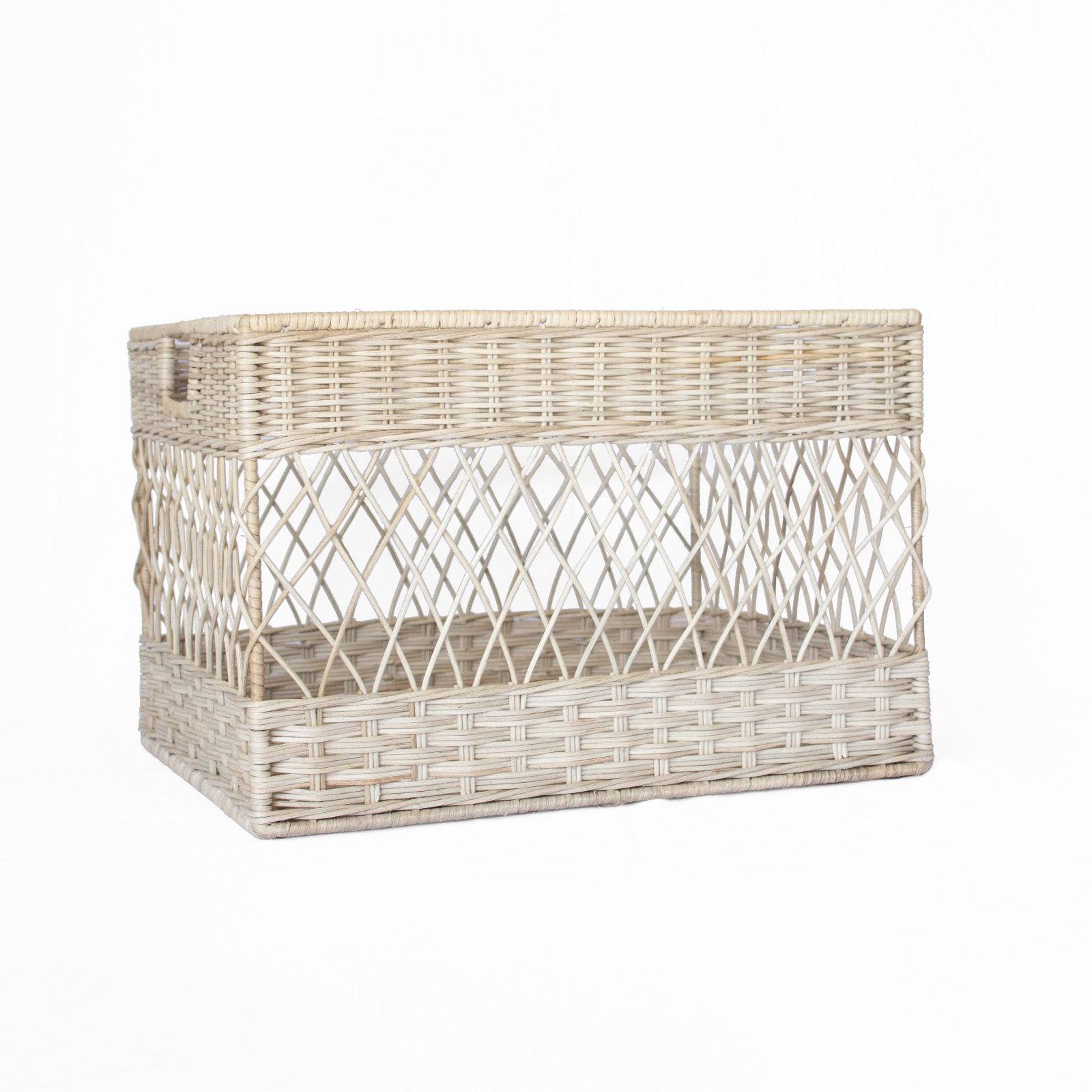 Wicker Open Weave Basket