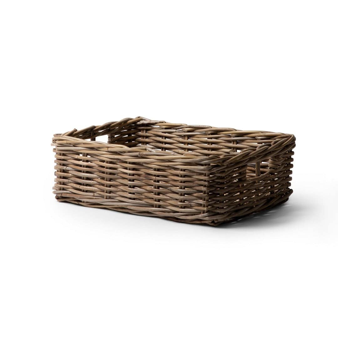 Rattan Rectangle Basket Tray