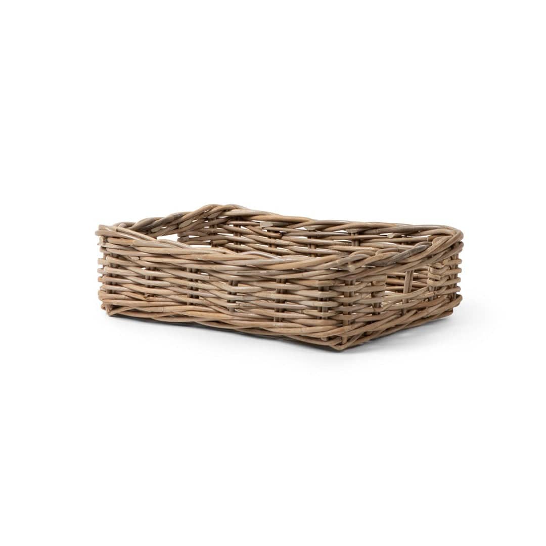 Rattan Rectangle Basket Tray