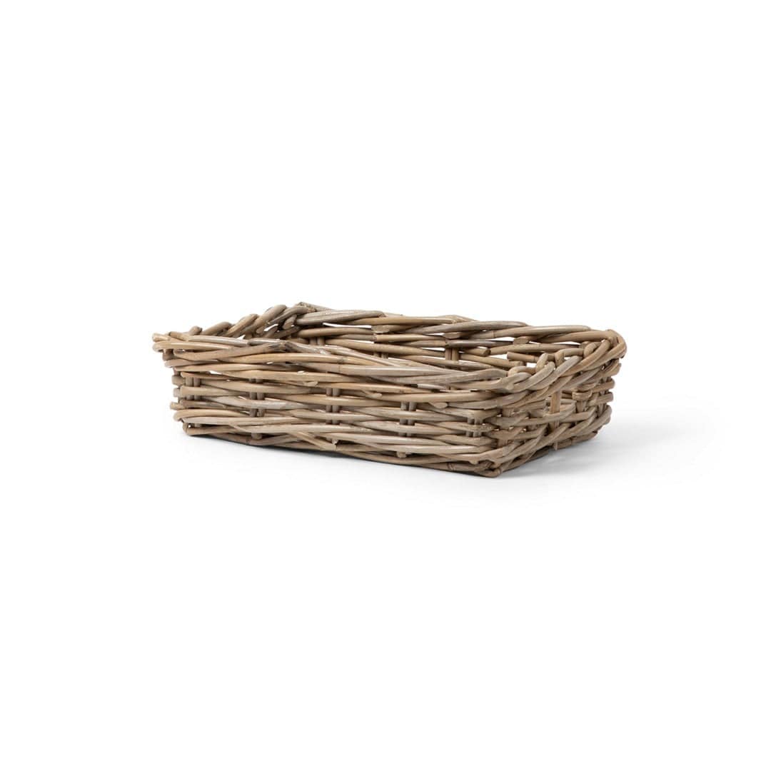 Rattan Rectangle Basket Tray