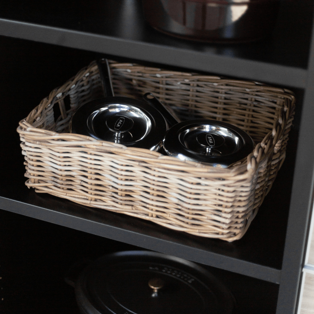 Rattan Rectangle Basket Tray