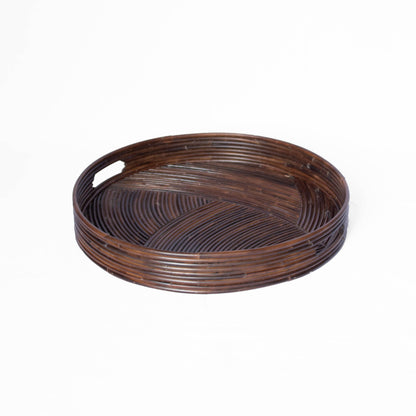 Dark Bamboo Tray - Basketly